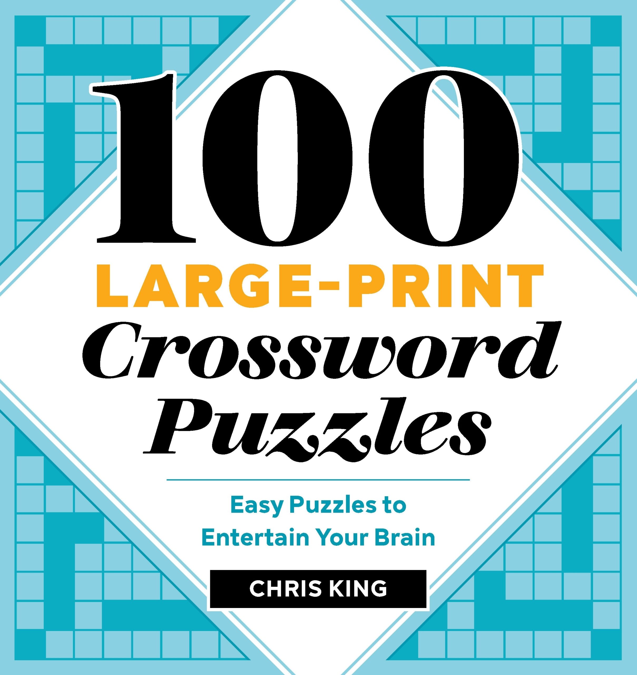 100 Large Print Crossword Puzzles By Chris King Penguin Books New Zealand
