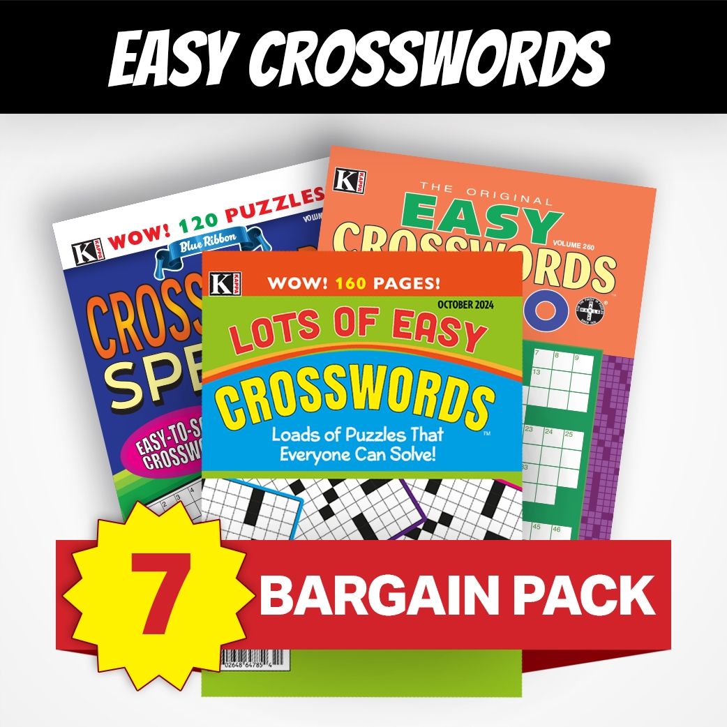 7 Easy Crossword Magazines Kappa Puzzles 7 Easy Crossword Magazines Kappa Puzzles