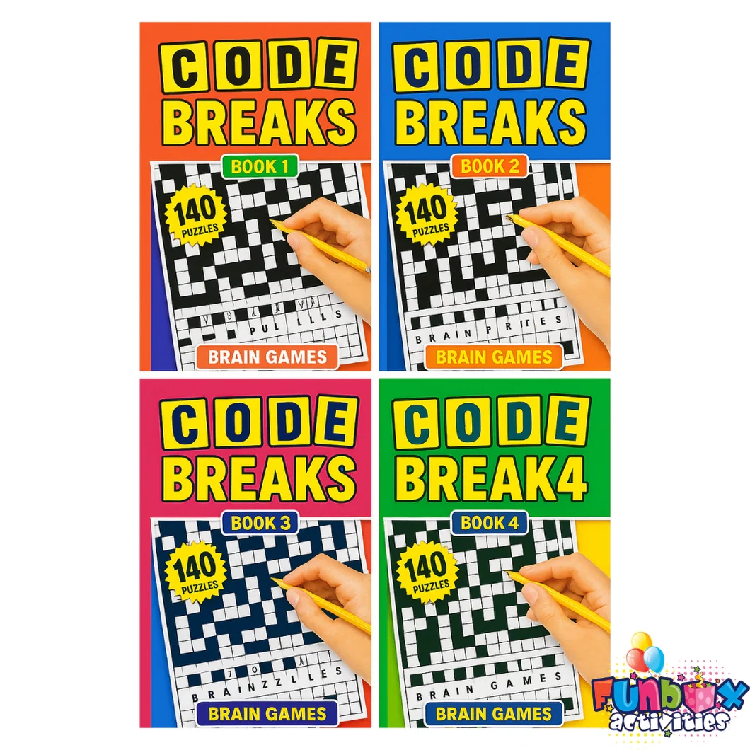 Adult Activity Code Break Book Bulk 48 Units Funbox au Adult Activity Code Break Book Bulk 48 Units Funbox au