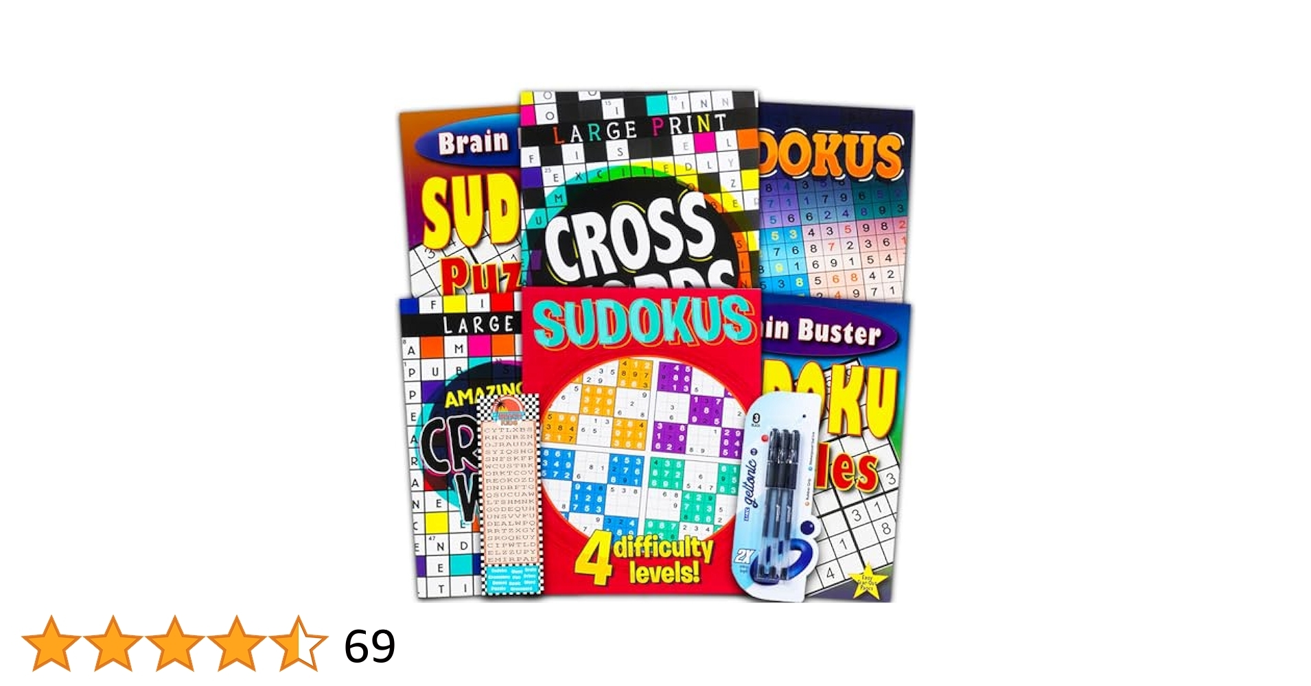 Amazon Sudoku Crossword Puzzle Books For Adults Seniors Super Set Bundle Of 6 Jumbo Crossword And Sudoku Puzzle Books Plus Pens And Bookmark Over 550 Puzzles Total Toys U0026 Games Amazon Sudoku Crossword Puzzle Books For Adults Seniors Super Set Bundle Of 6 Jumbo Crossword And Sudoku Puzzle Books Plus Pens And Bookmark Over 550 Puzzles Total Toys U0026 Games
