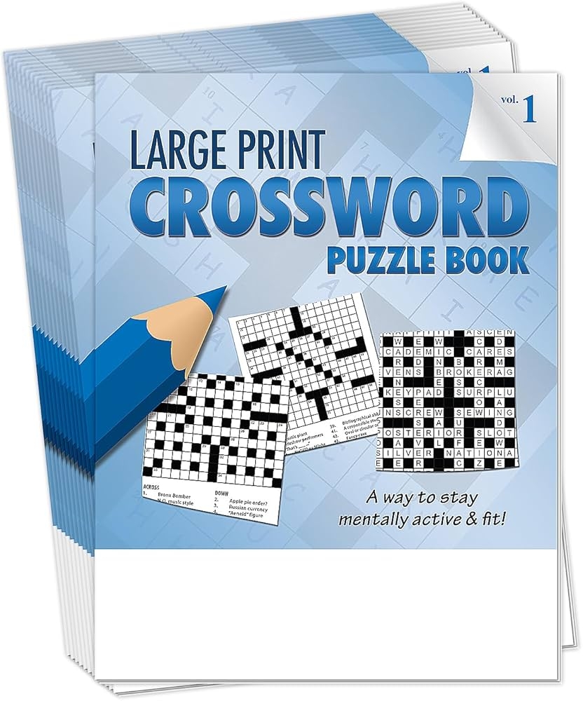 Amazon ZOCO Large Print Crossword Puzzle Books 25 Bulk Pack Games For Adults The Visually Impaired Seniors Gifts For Assisted Living Residents Vol 1 Toys U0026 Games Amazon ZOCO Large Print Crossword Puzzle Books 25 Bulk Pack Games For Adults The Visually Impaired Seniors Gifts For Assisted Living Residents Vol 1 Toys U0026 Games