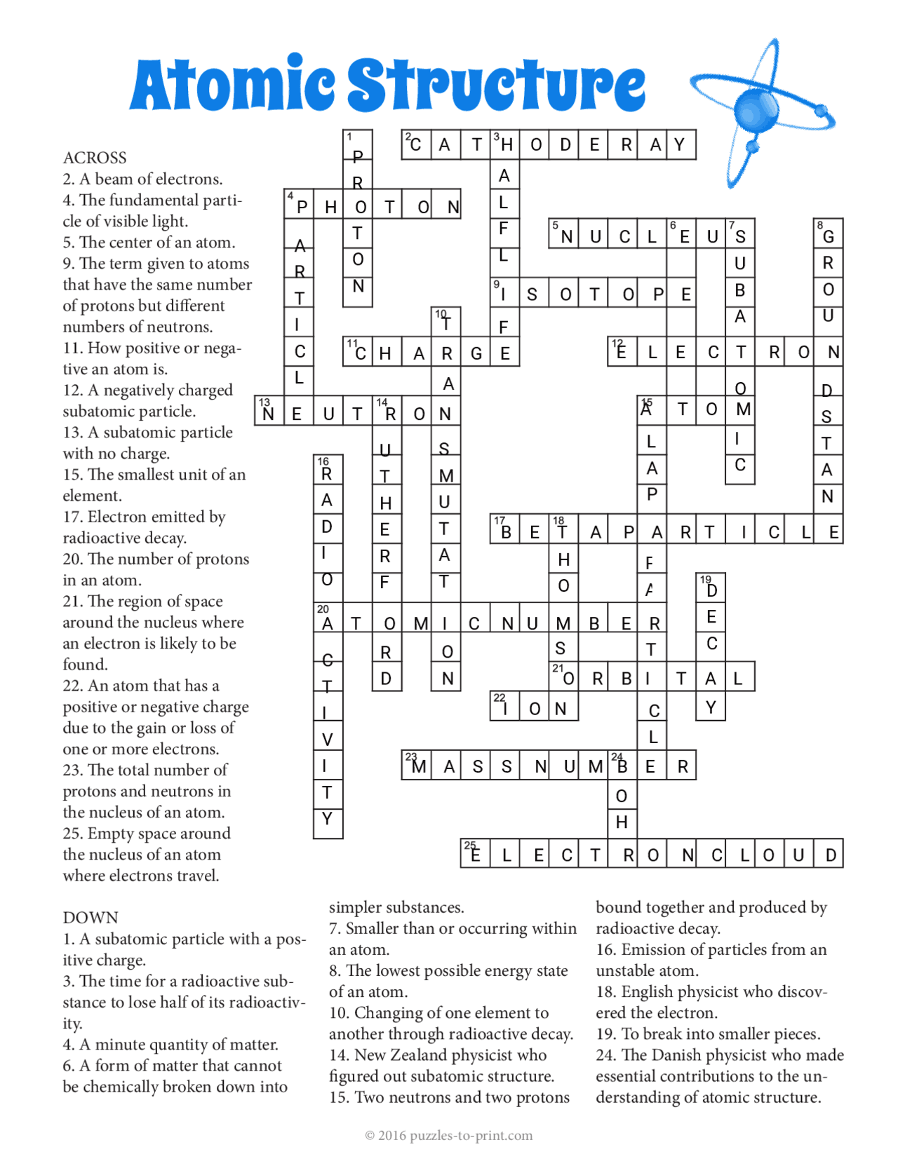 Cell Structure Crossword Puzzle Answer Key Pdf