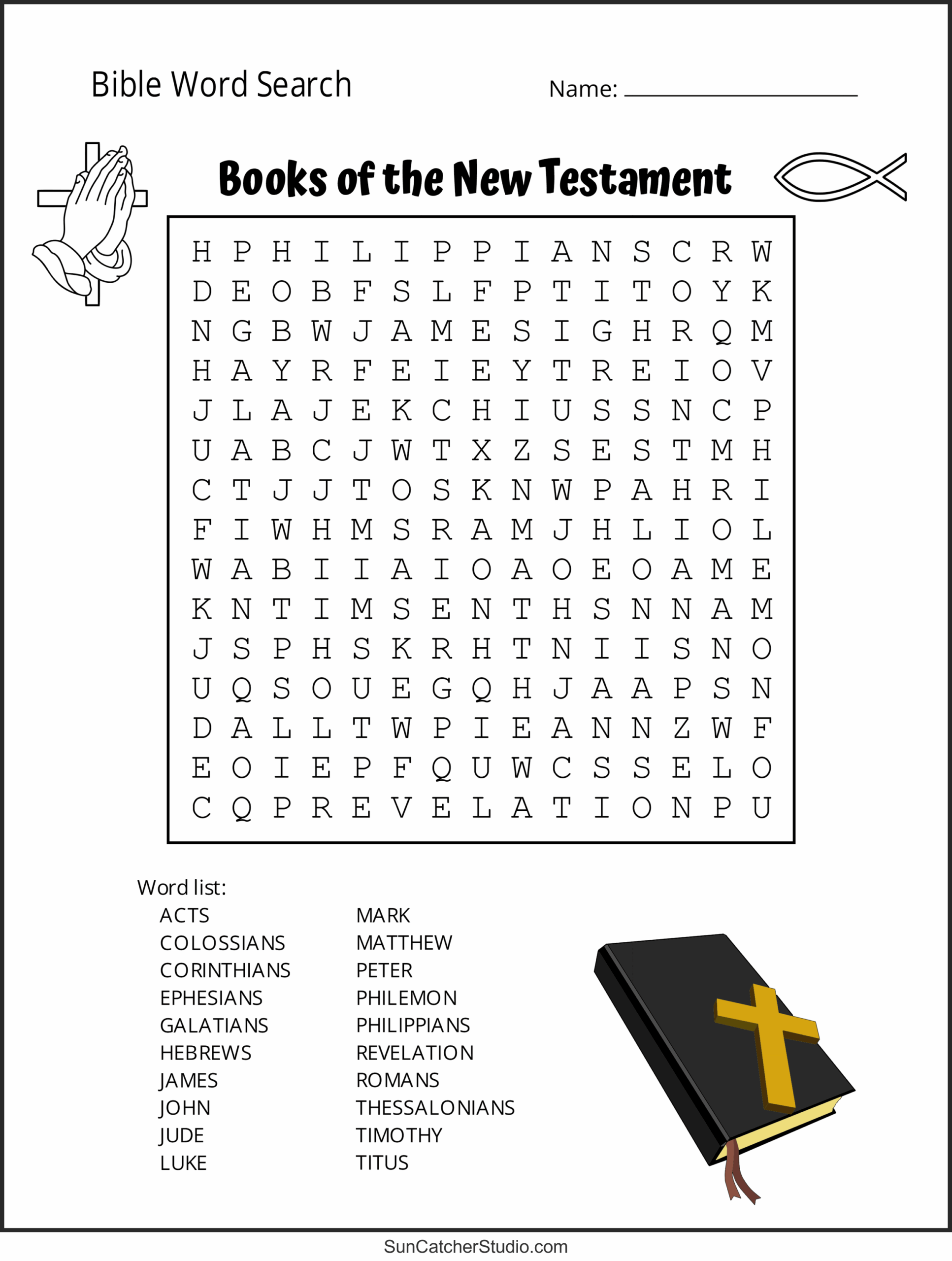 Free Printable Bible Crossword Puzzles Pdf