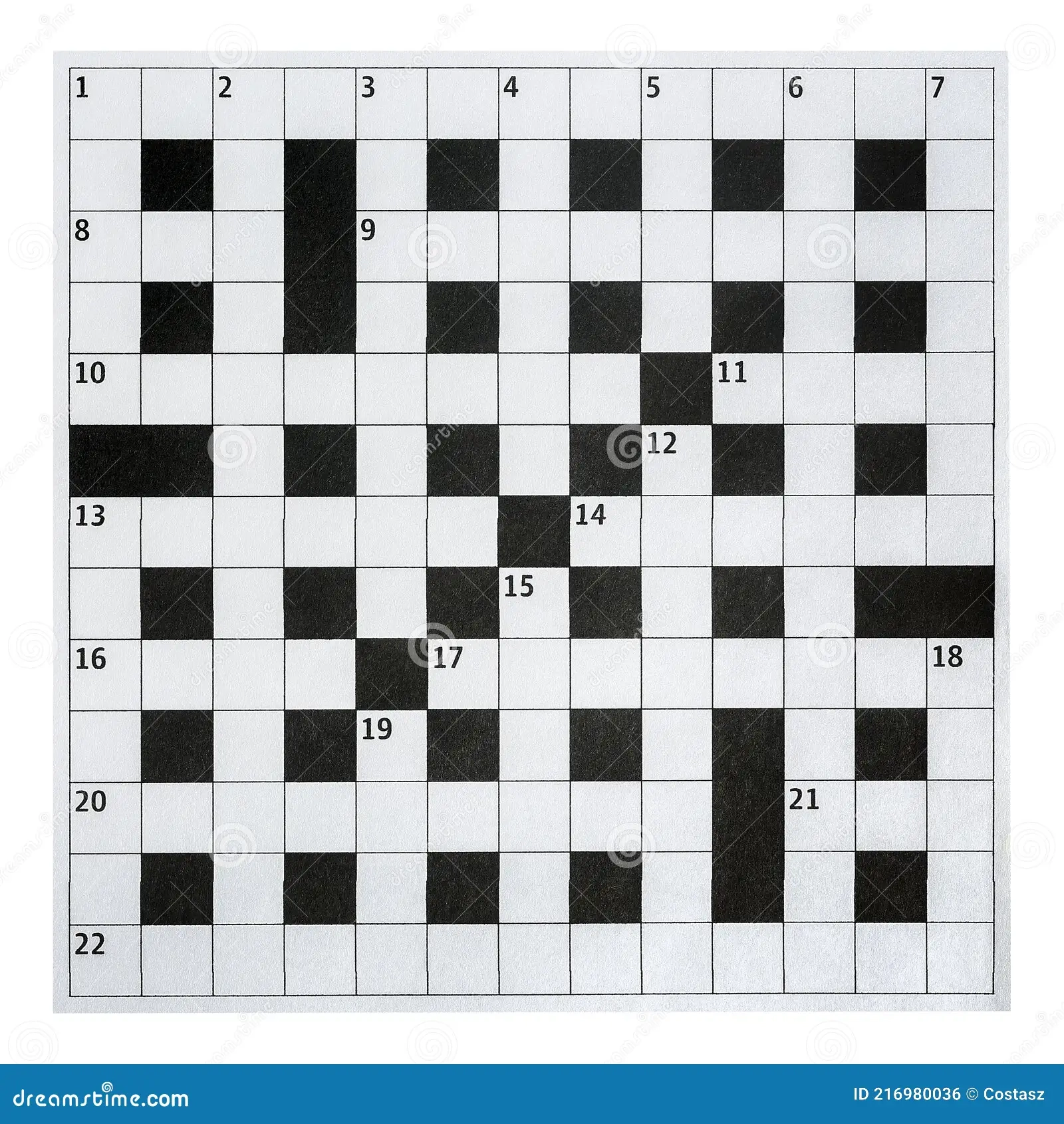 Printable Crossword Puzzle Paper Printable Crossword Puzzle Paper