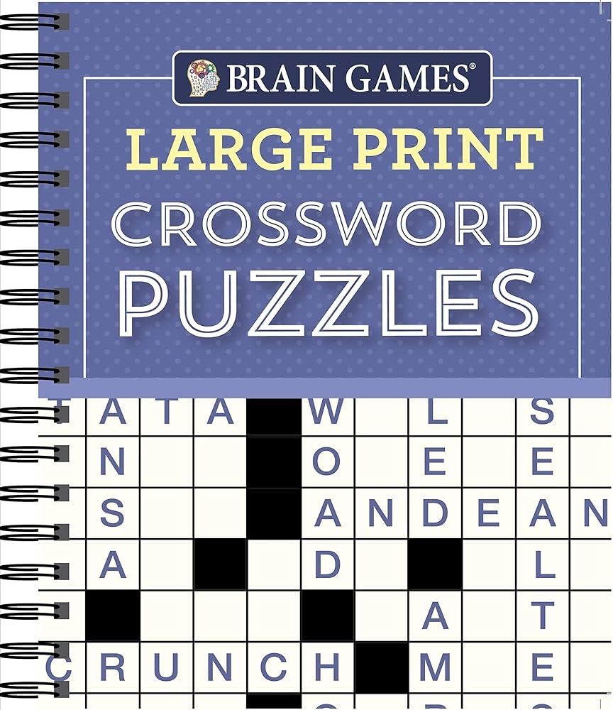 Brain Games Large Print Crossword Puzzles Purple 9781640304581 Publications International Ltd Brain Games Books Amazon Brain Games Large Print Crossword Puzzles Purple 9781640304581 Publications International Ltd Brain Games Books Amazon