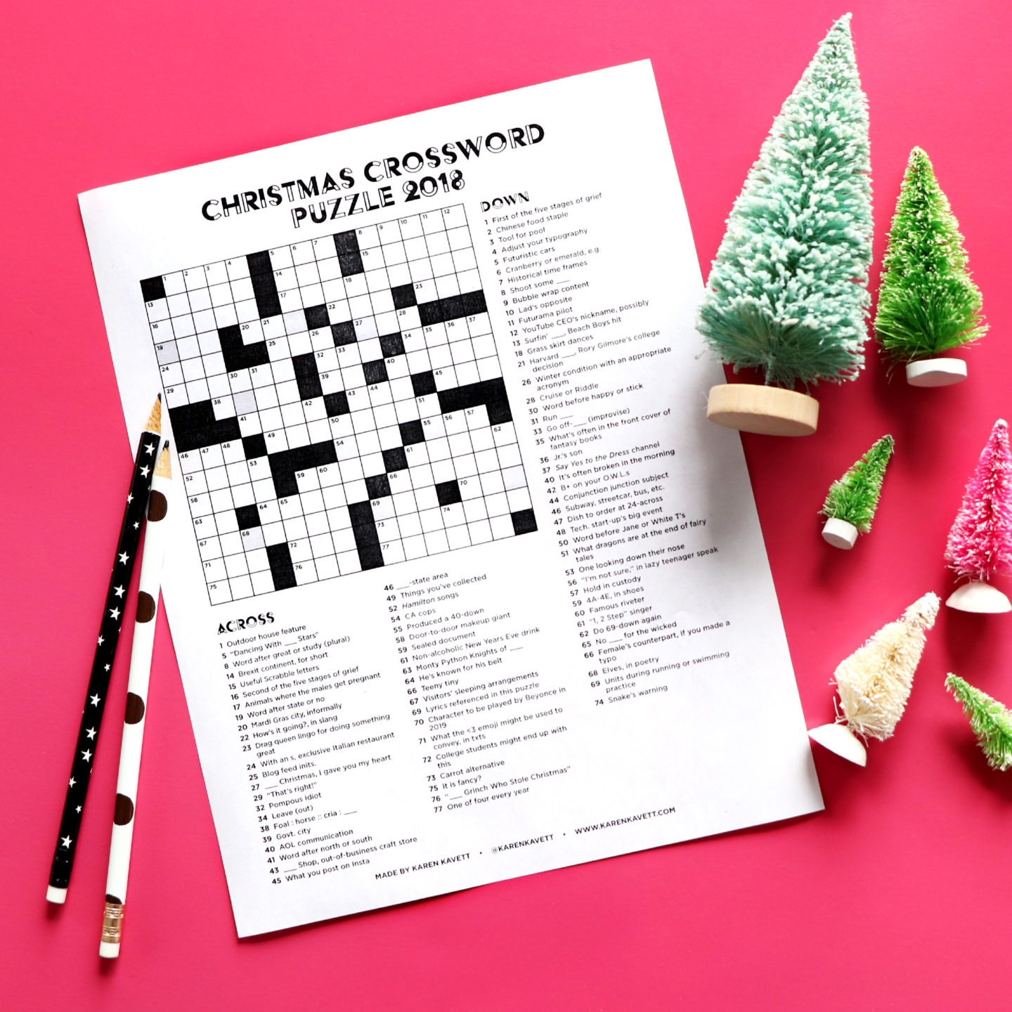 Christmas Crossword Printable For Adults Christmas Crossword Printable For Adults