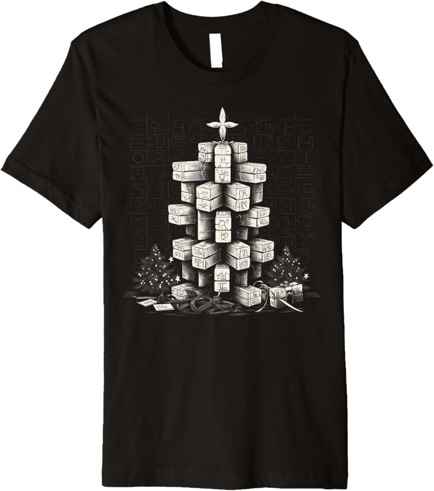 Christmas Crossword Puzzle Festive Holiday Design Premium T Shirt Christmas Crossword Puzzle Festive Holiday Design Premium T Shirt