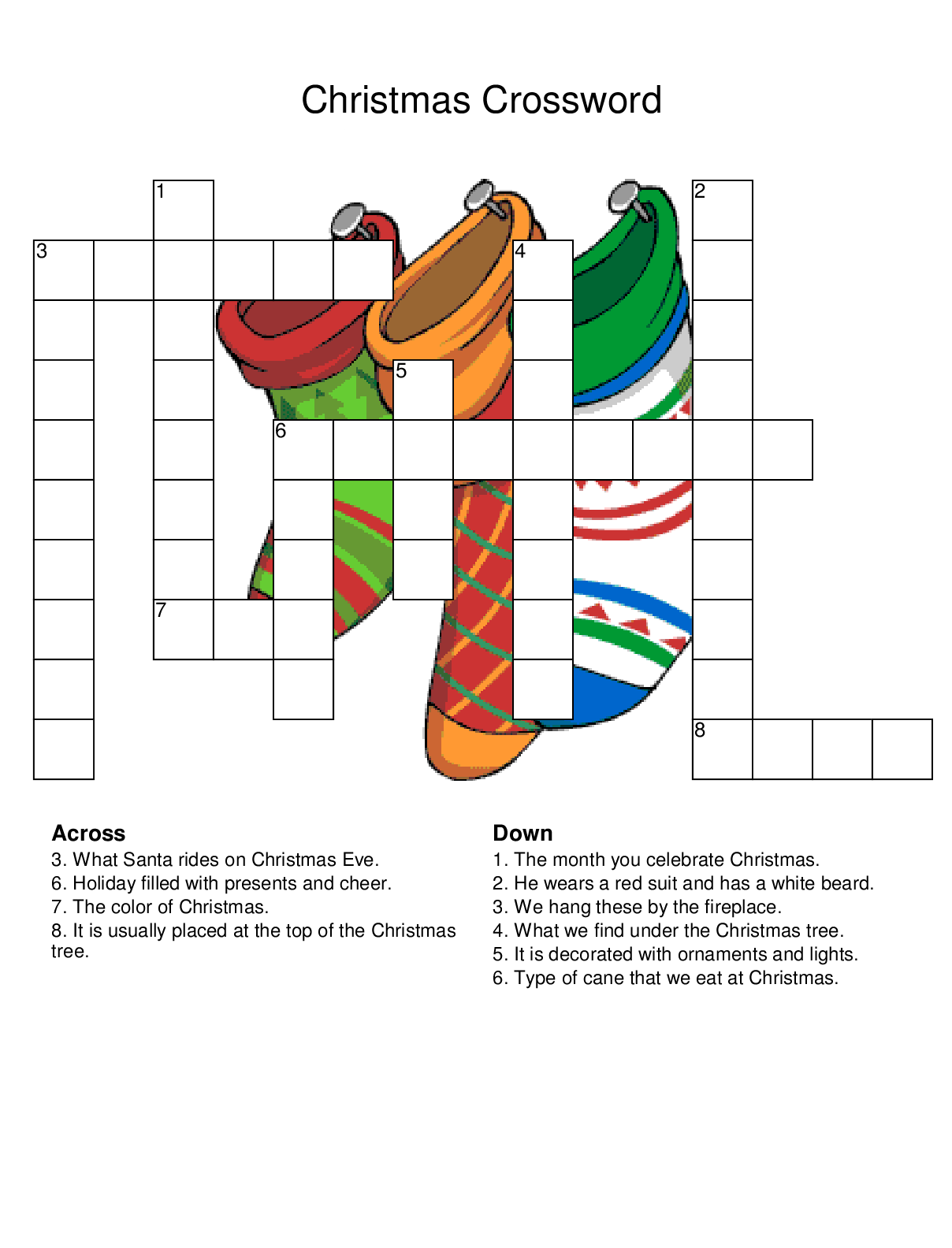 Free Printable Christmas Crosswords For Teens Free Printable Christmas Crosswords For Teens