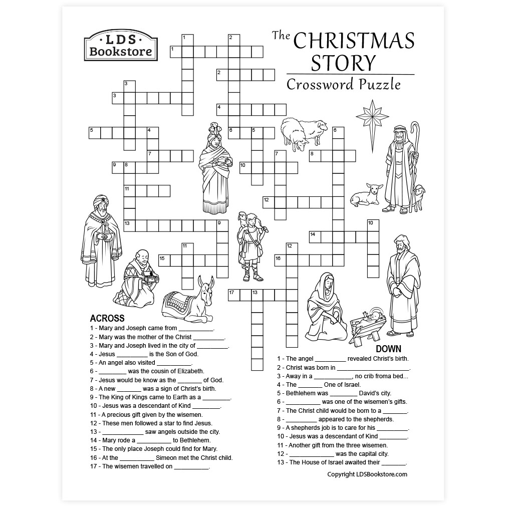Free Holiday Crossword Puzzles Printable Free Holiday Crossword Puzzles Printable