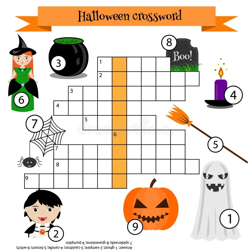 Crossword Puzzles Printable Halloween