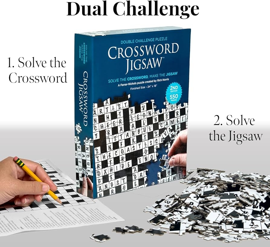 Crossword Jigsaw Puzzle 550 Pieces Amazon co uk Babalu 9781944247300 Books Crossword Jigsaw Puzzle 550 Pieces Amazon co uk Babalu 9781944247300 Books