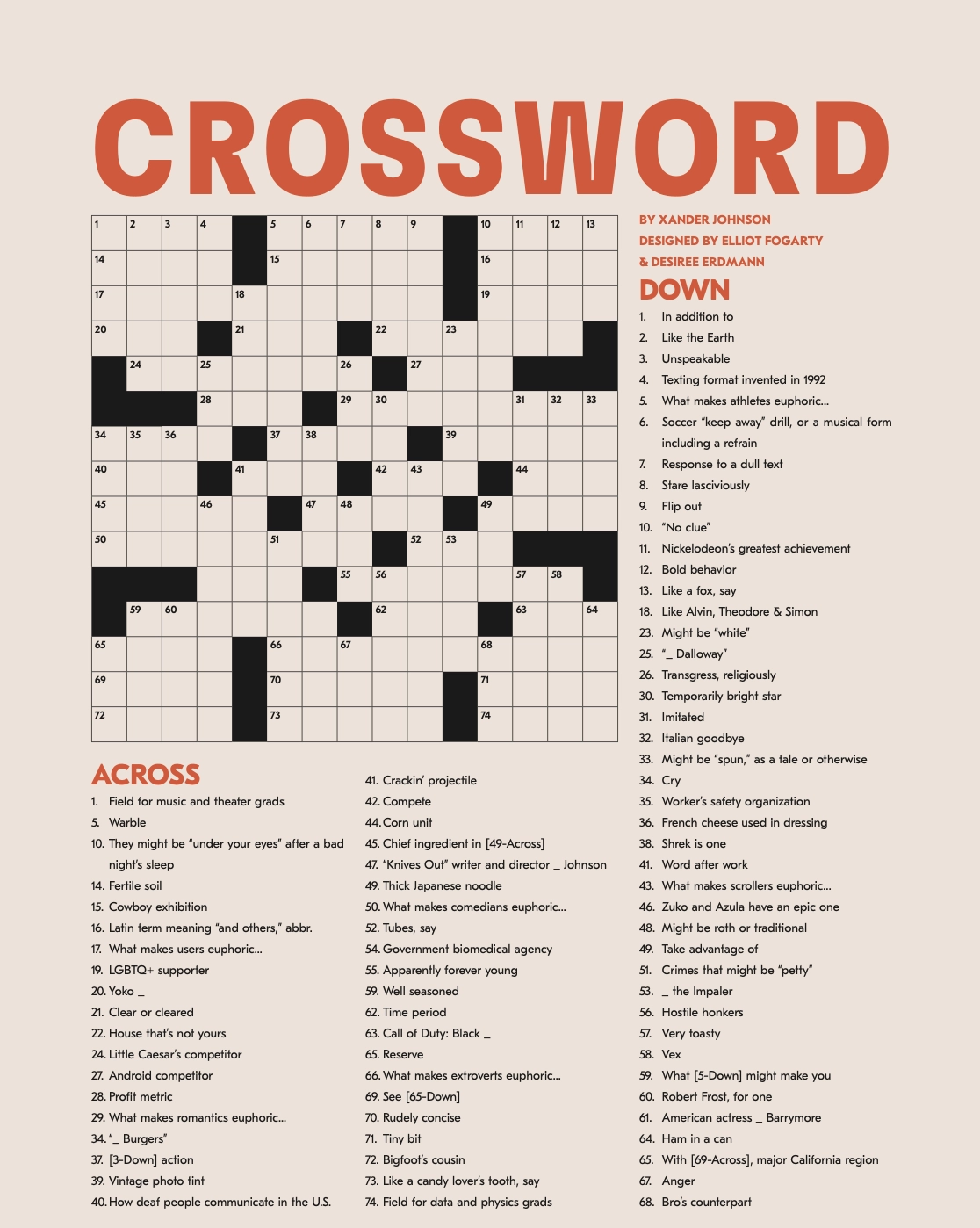 Free People Magazine Crossword Printable Free People Magazine Crossword Printable