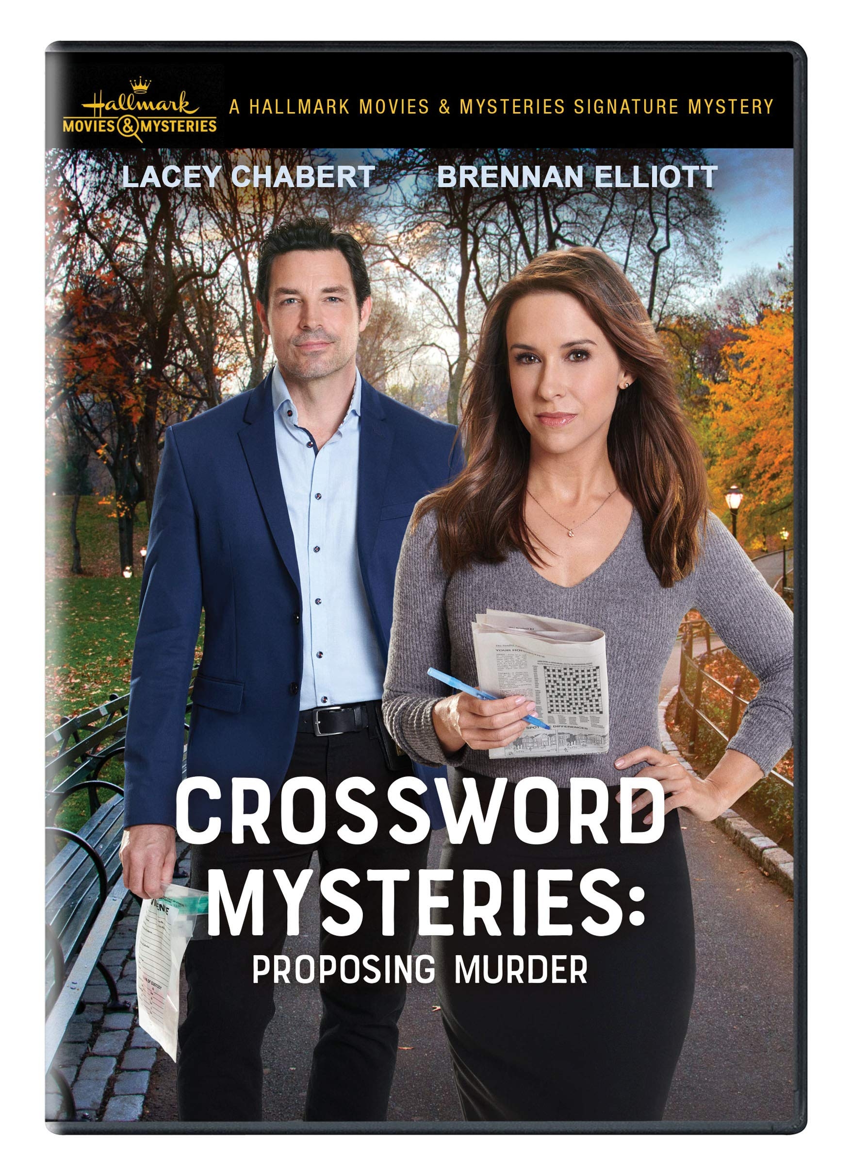 Crossword Mysteries Proposing Murder Lacey Chabert Brennan Elliott Barbara Niven Kimberly J Brown Don McCutcheon Movies TV Amazon