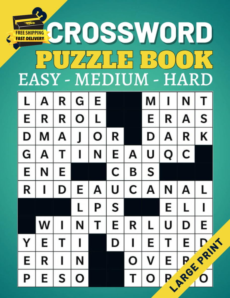 Crossword Puzzle Book For Adults