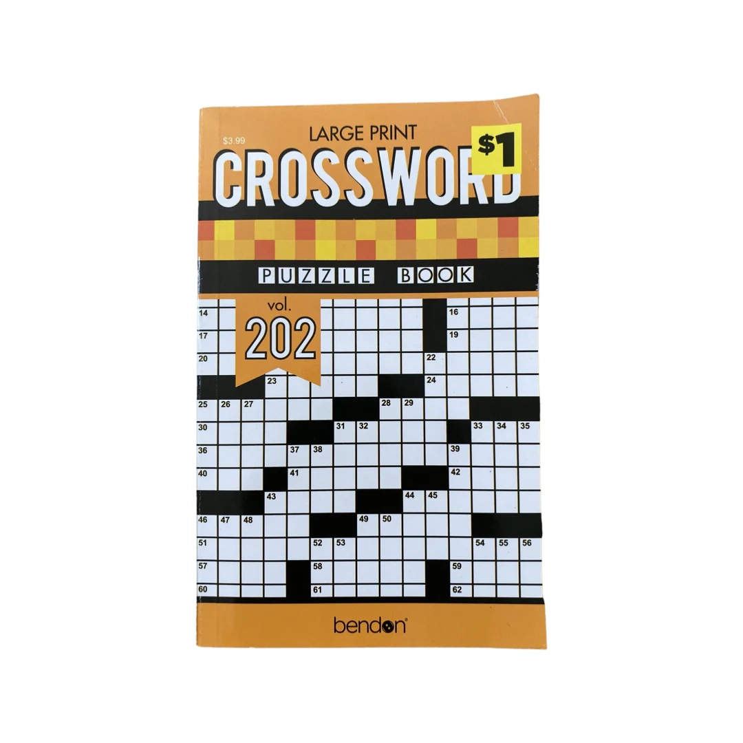 Crossword Puzzle Book Second Chance Thrift Store Bridge
