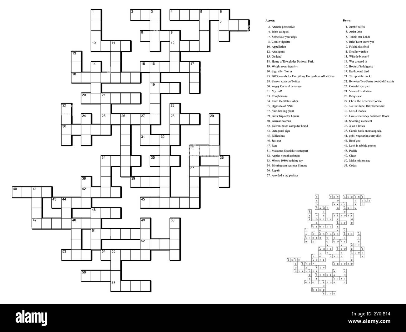 Crossword Puzzle Game With Clues And Solution Stock Vector Image U0026 Art Alamy Crossword Puzzle Game With Clues And Solution Stock Vector Image U0026 Art Alamy