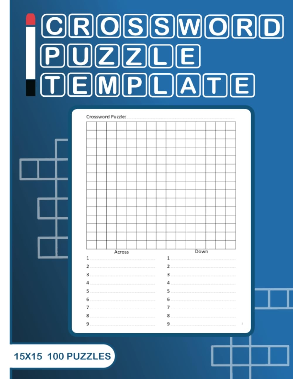 Crossword Puzzle Template Create Your Own Cryptic Crossword Puzzles With This Blank Crossword Grid For Adults Kids And Teens 100 Games 100 15x15 Grids French Edition Essa Sanar Amazon Books Crossword Puzzle Template Create Your Own Cryptic Crossword Puzzles With This Blank Crossword Grid For Adults Kids And Teens 100 Games 100 15x15 Grids French Edition Essa Sanar Amazon Books