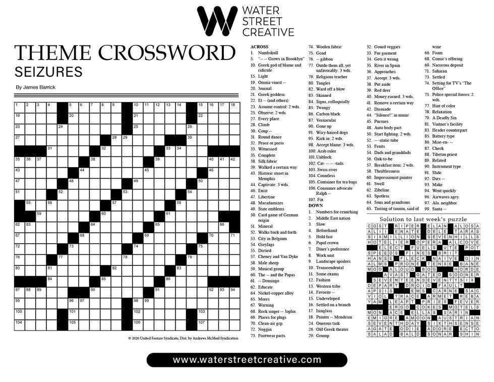 Crossword Week Of July 6 2023 Shepherd Express