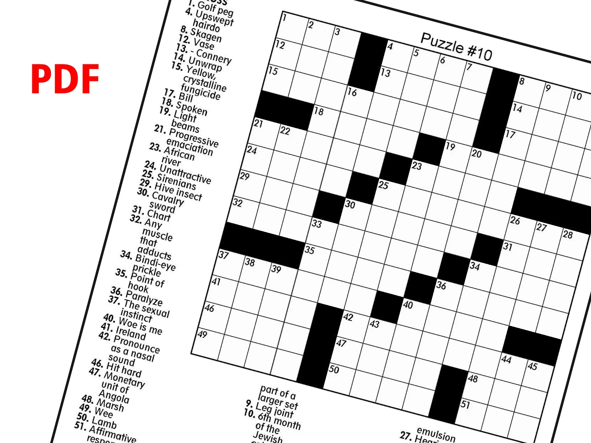 Digital Download 100 Printable Crossword Puzzles For Adults Fun Activities Book For Seniors With Solutions 8 5x11 Inches Crossword Pdf Etsy UK