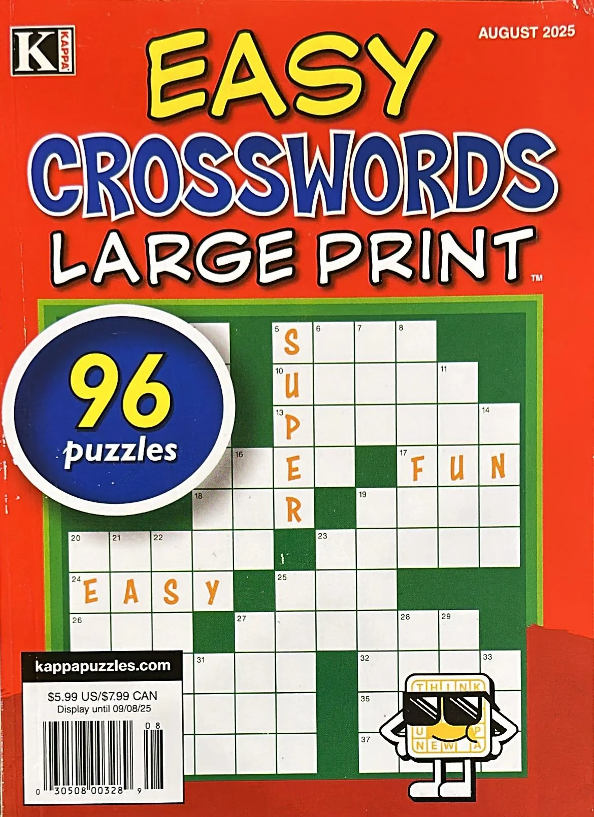 Easy Crosswords Large Print Magazine