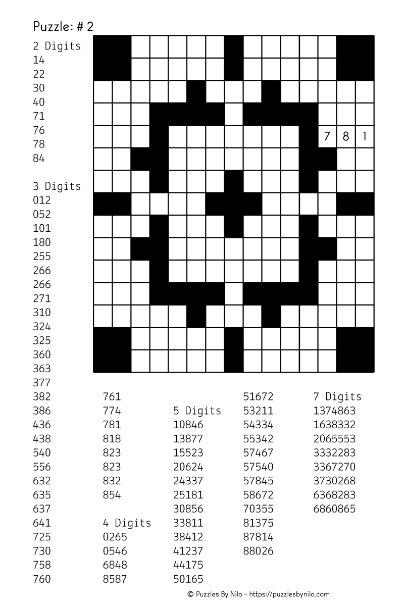 Fill In Crossword Puzzles Printable Free