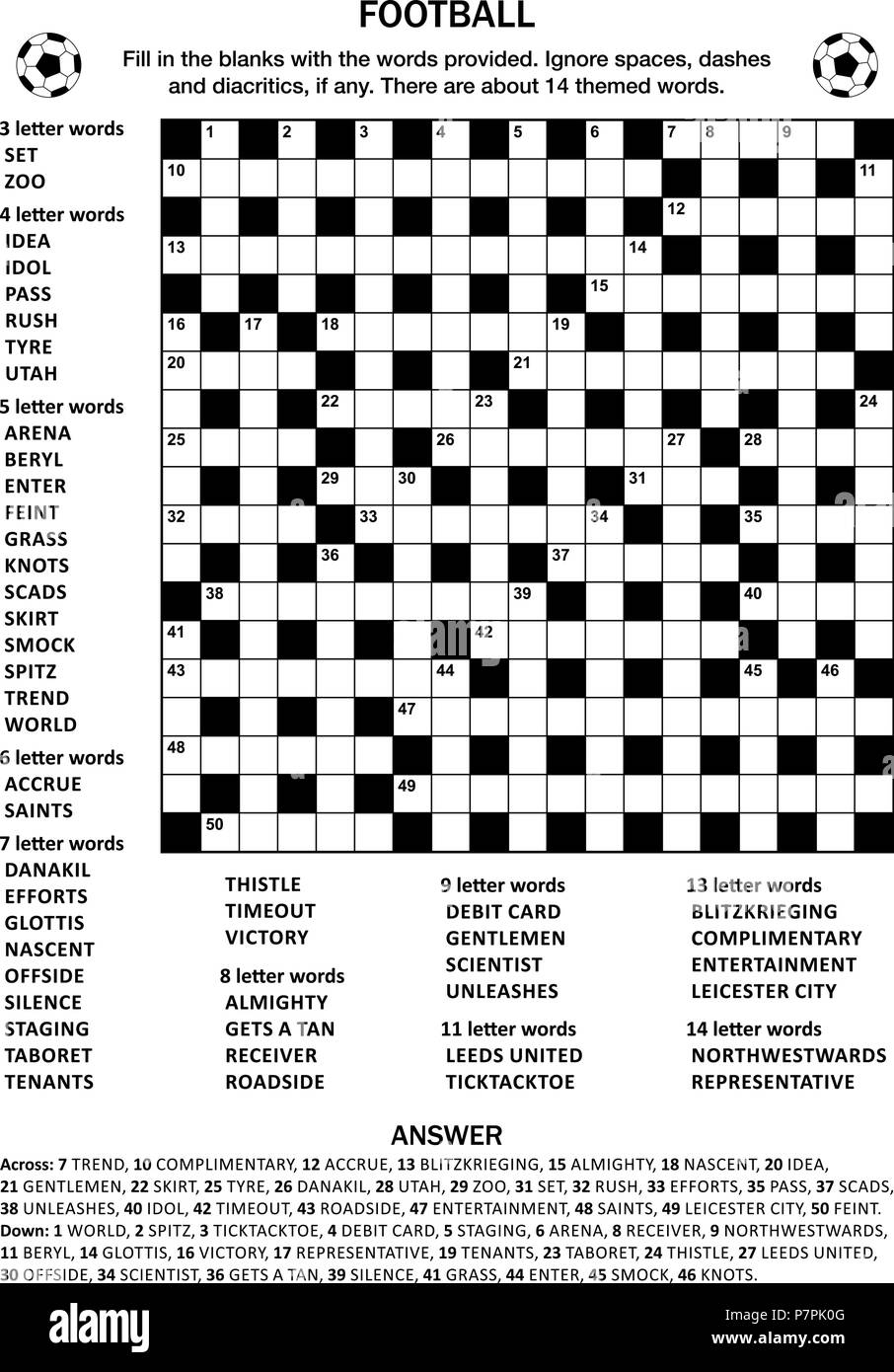 Football soccer Themed 19x19 Criss cross kriss kross Fill In The Blanks Crossword Puzzle Or Word Game English Language Stock Vector Image U0026 Art Alamy Football soccer Themed 19x19 Criss cross kriss kross Fill In The Blanks Crossword Puzzle Or Word Game English Language Stock Vector Image U0026 Art Alamy