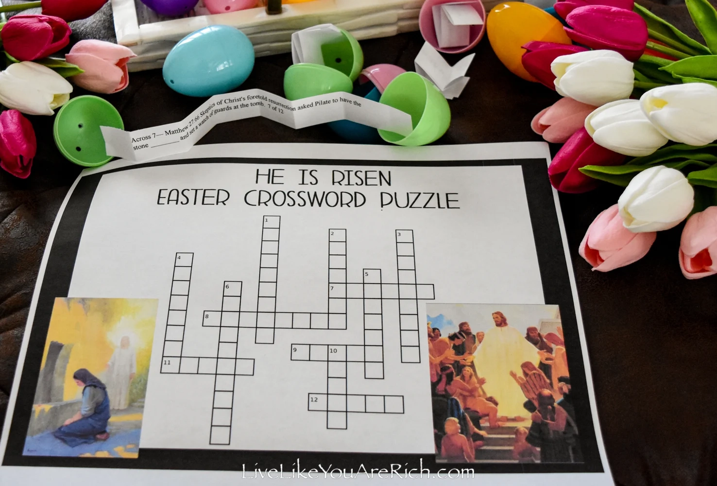 Christian Easter Crossword Puzzle Printable Christian Easter Crossword Puzzle Printable