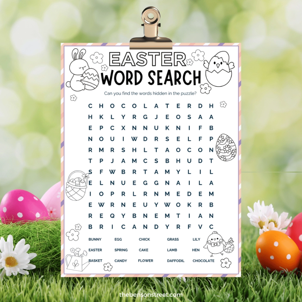 Free Easter Printable Puzzles For Kids