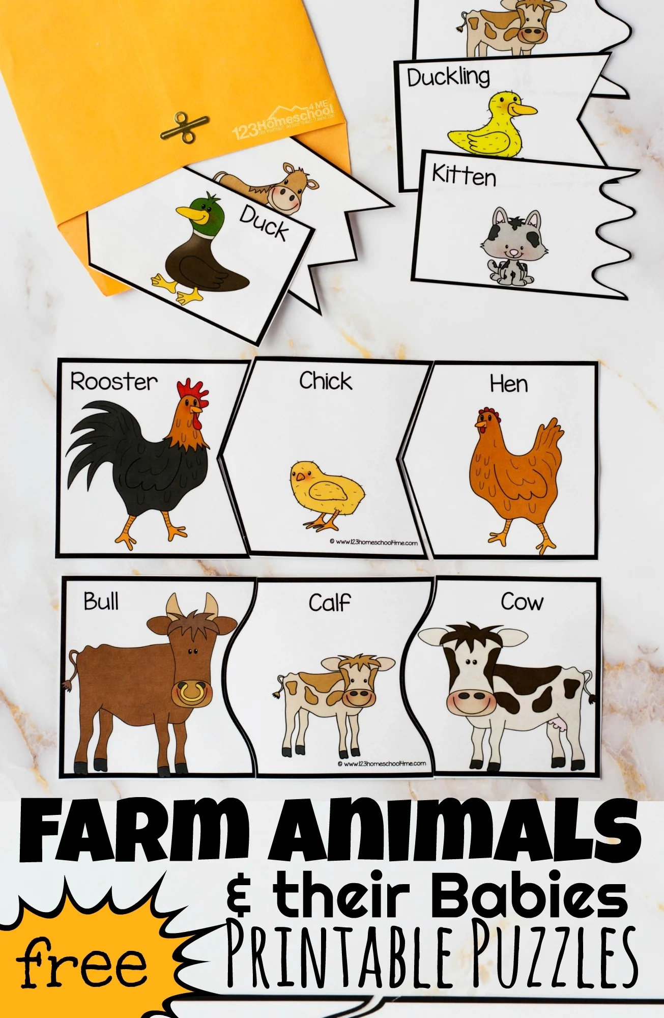 Free Printable Animal Puzzles