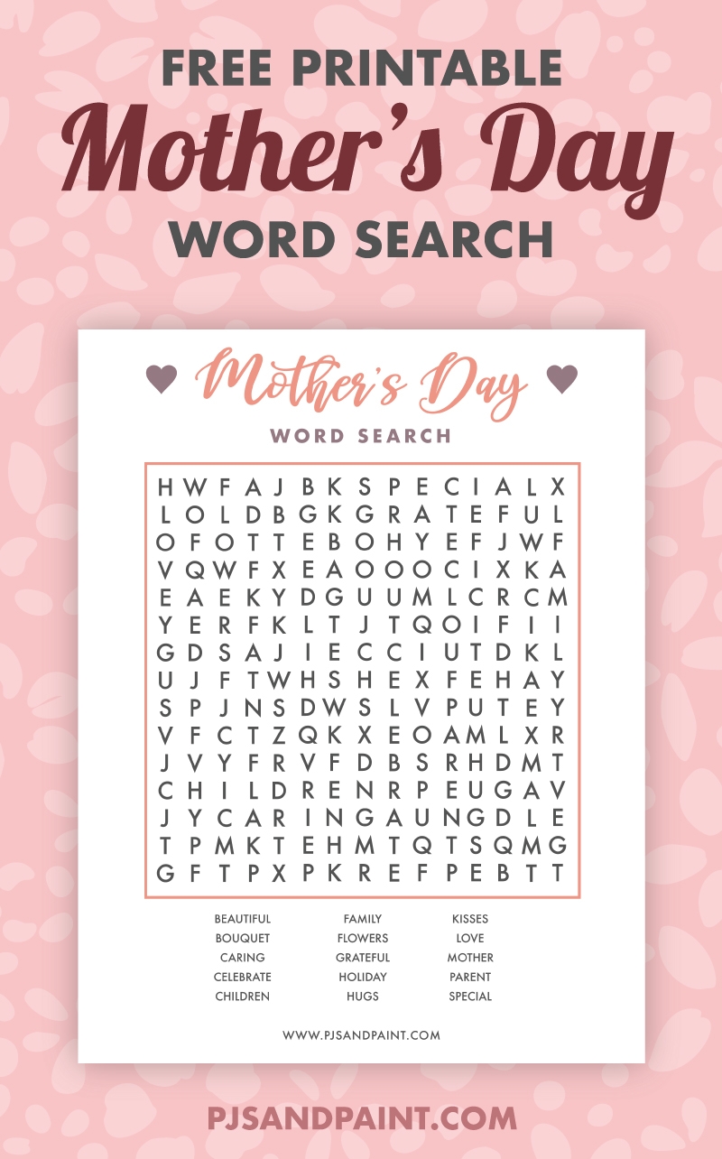 Free Printable Mother's Day Puzzles