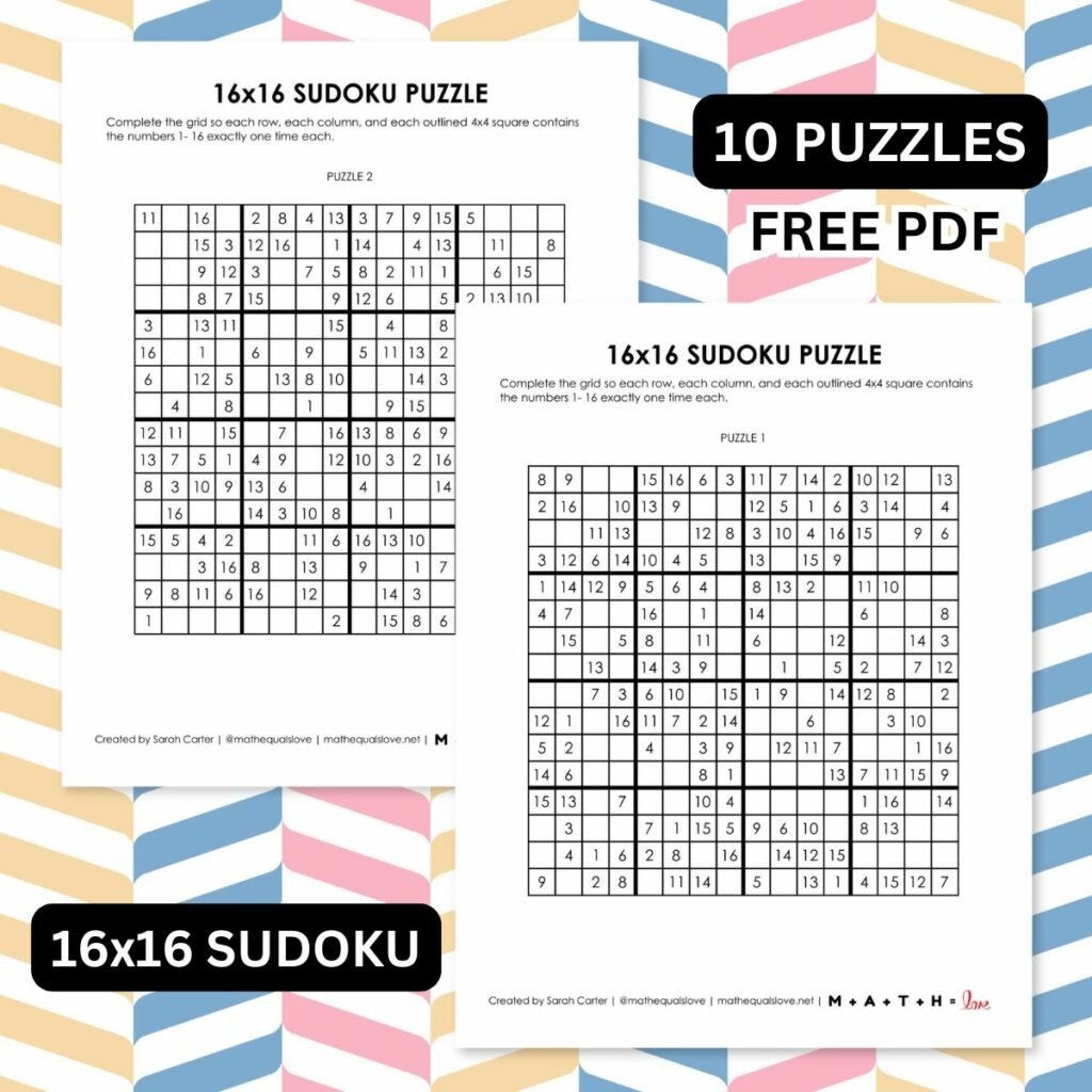 Free Printable Sudoku Puzzles PDF Downloads Free Printable Sudoku Puzzles PDF Downloads