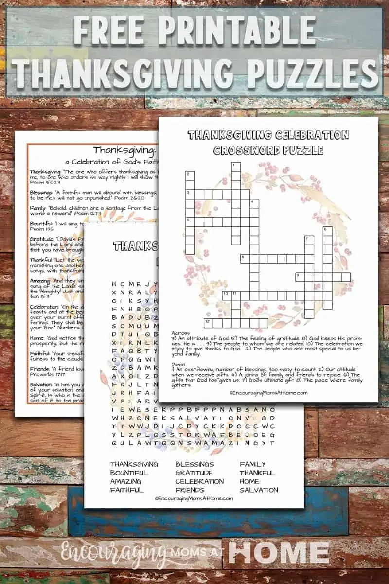 Thanksgiving Printable Crossword Puzzle Thanksgiving Printable Crossword Puzzle