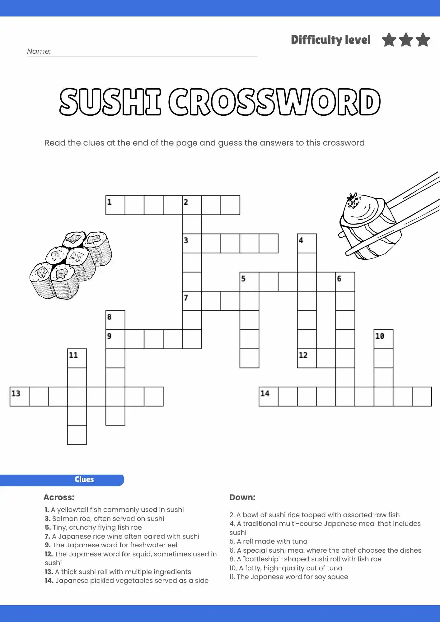 Free Printable Crossword Puzzles For Kids