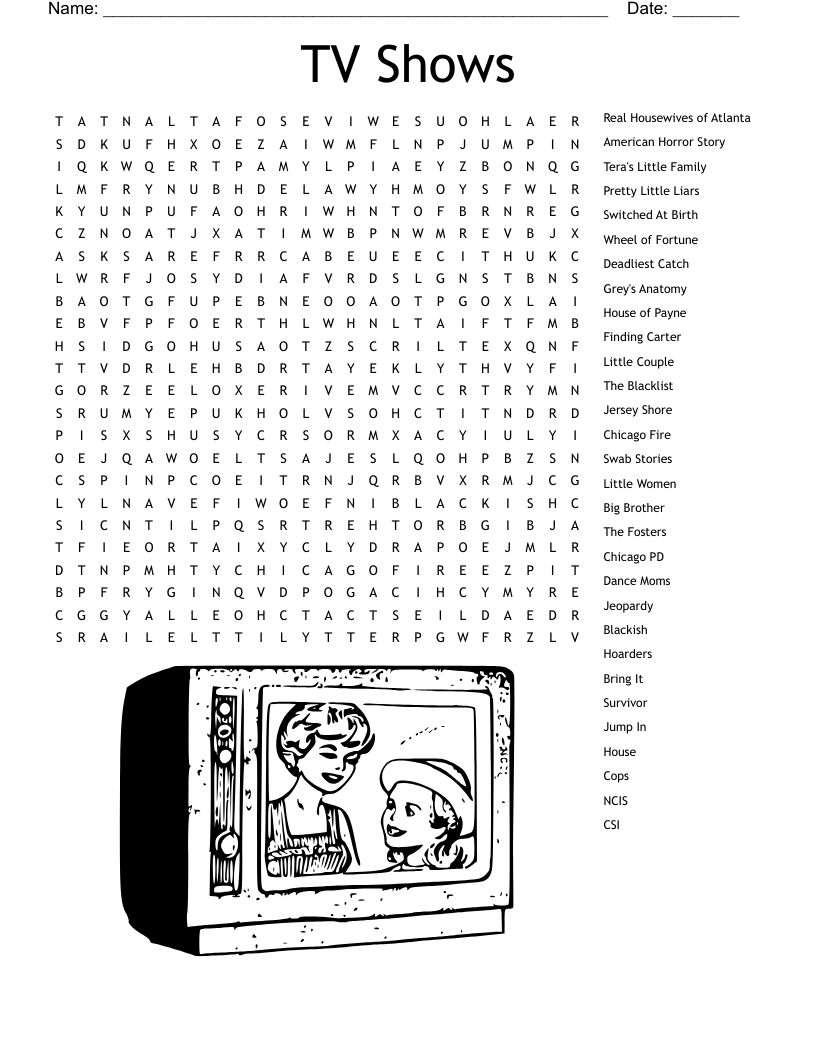 Game Show Crossword WordMint