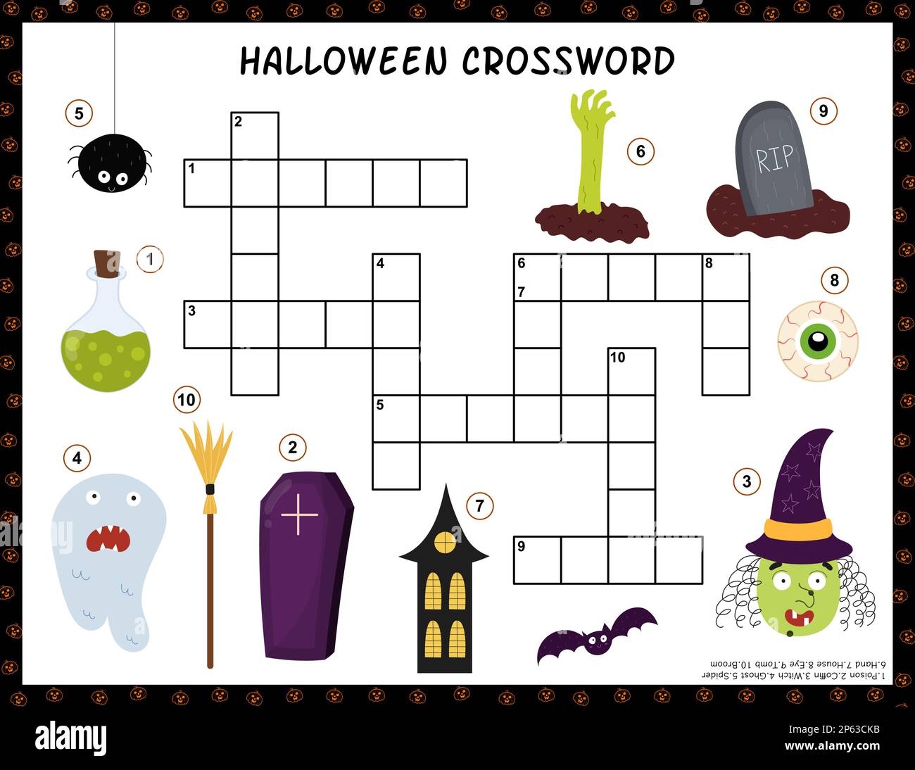 Free Printable Halloween Crossword Puzzles Free Printable Halloween Crossword Puzzles