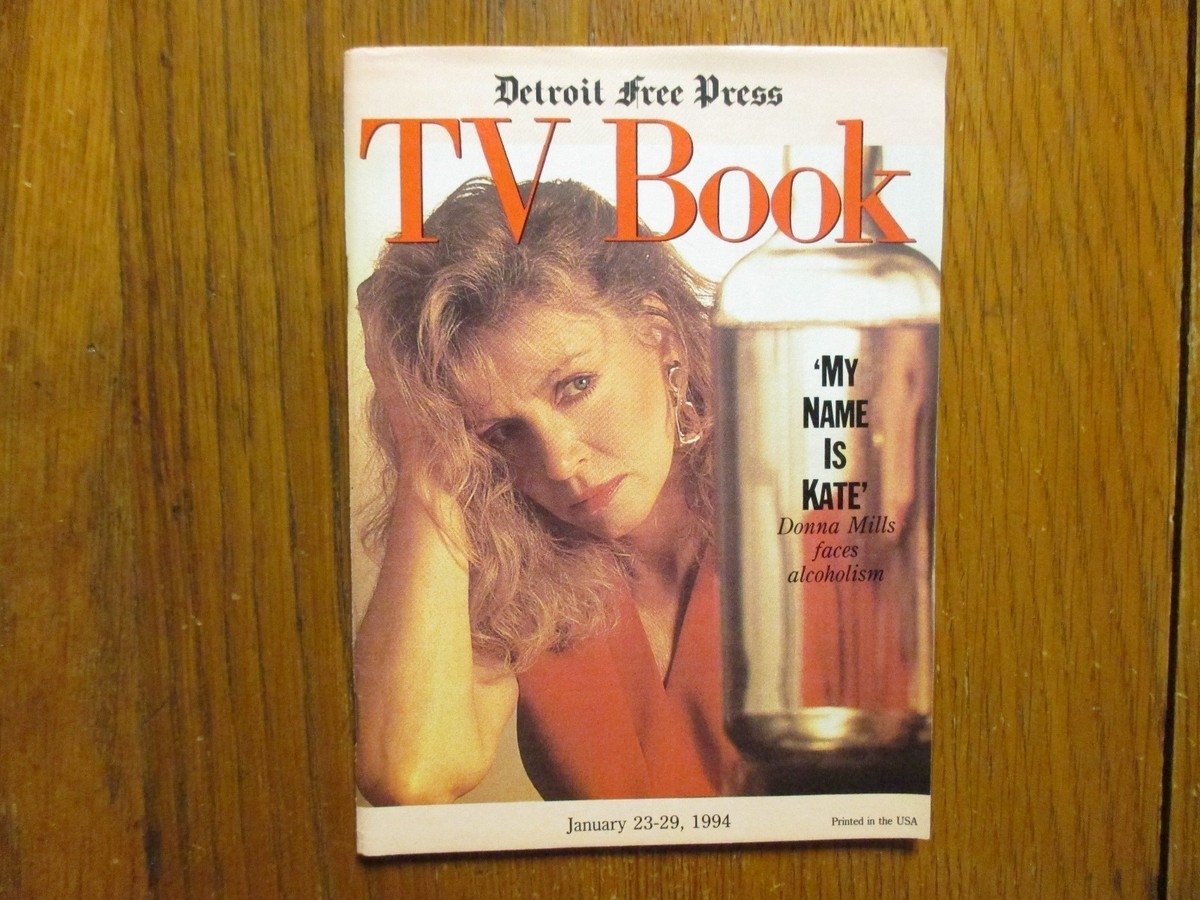 Jan 23 1994 Detroit Free Press TV Book Magazine DONNA MILLS MY NAME IS KATE Jan 23 1994 Detroit Free Press TV Book Magazine DONNA MILLS MY NAME IS KATE