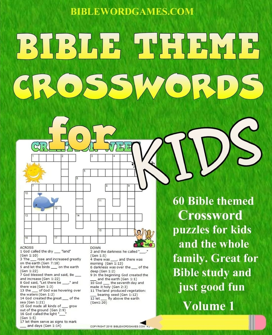 Free Printable Bible Crossword Puzzles Kids