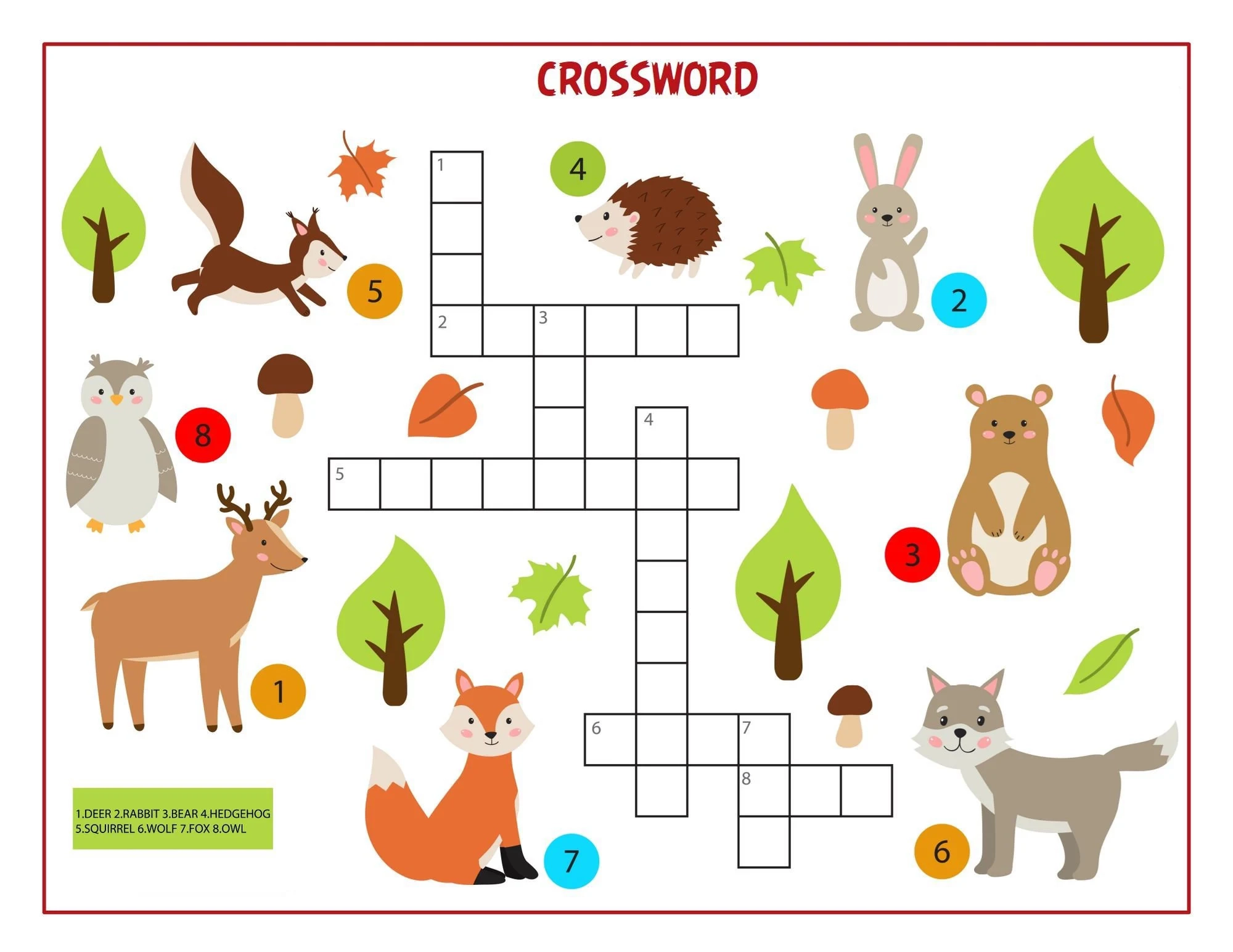 Kids Sudoku Crossword Puzzle Bundle 40 Printable Activity Pages For Ages 6 12 Fun Brain Teasers With Animals Seasons And More Instan Etsy