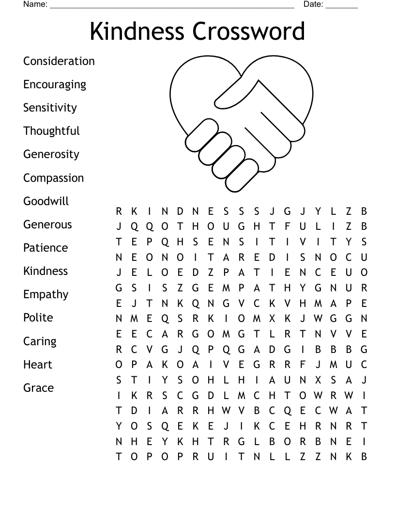 Word Search Crossword Puzzles