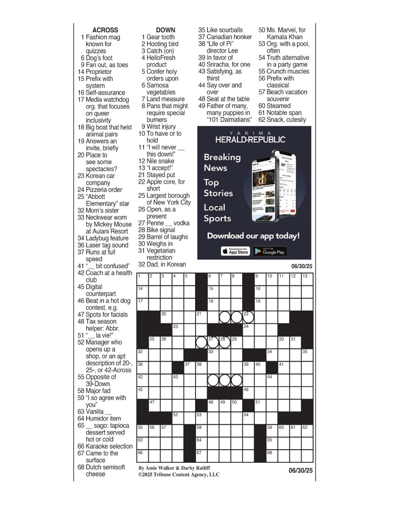Printable Daily Commuter Crossword Puzzles Printable Daily Commuter Crossword Puzzles