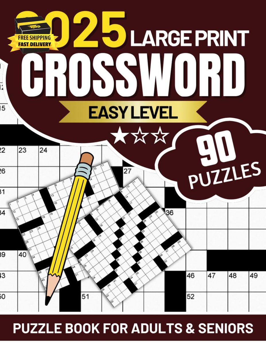 Large Print Easy Crossword Puzzle Book For Adults With Solutions Large Print Easy Crossword Puzzle Book For Adults With Solutions