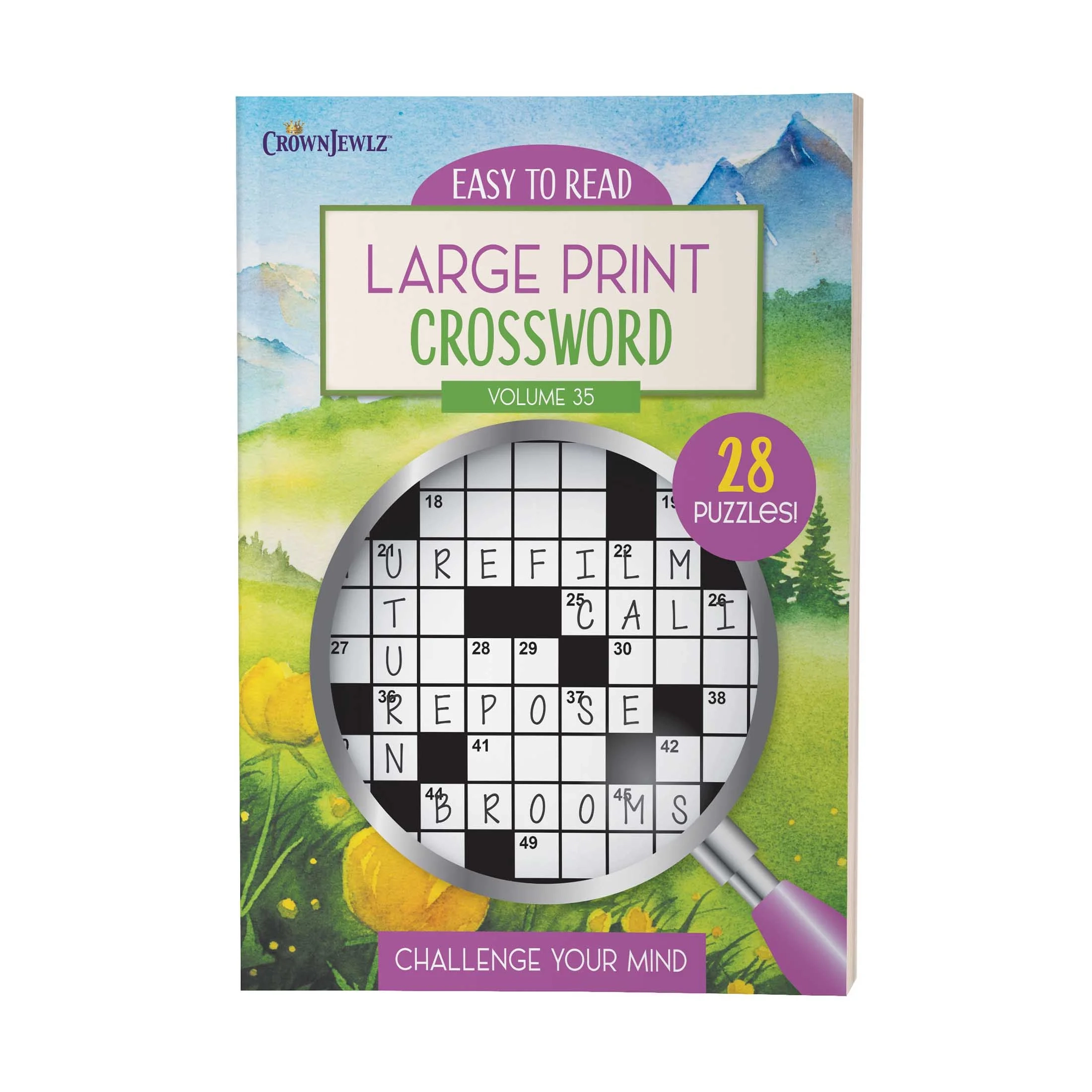 Large Print Puzzles Crossword Volume 35 By CrownJewlz Paperback Large Print Puzzles Crossword Volume 35 By CrownJewlz Paperback
