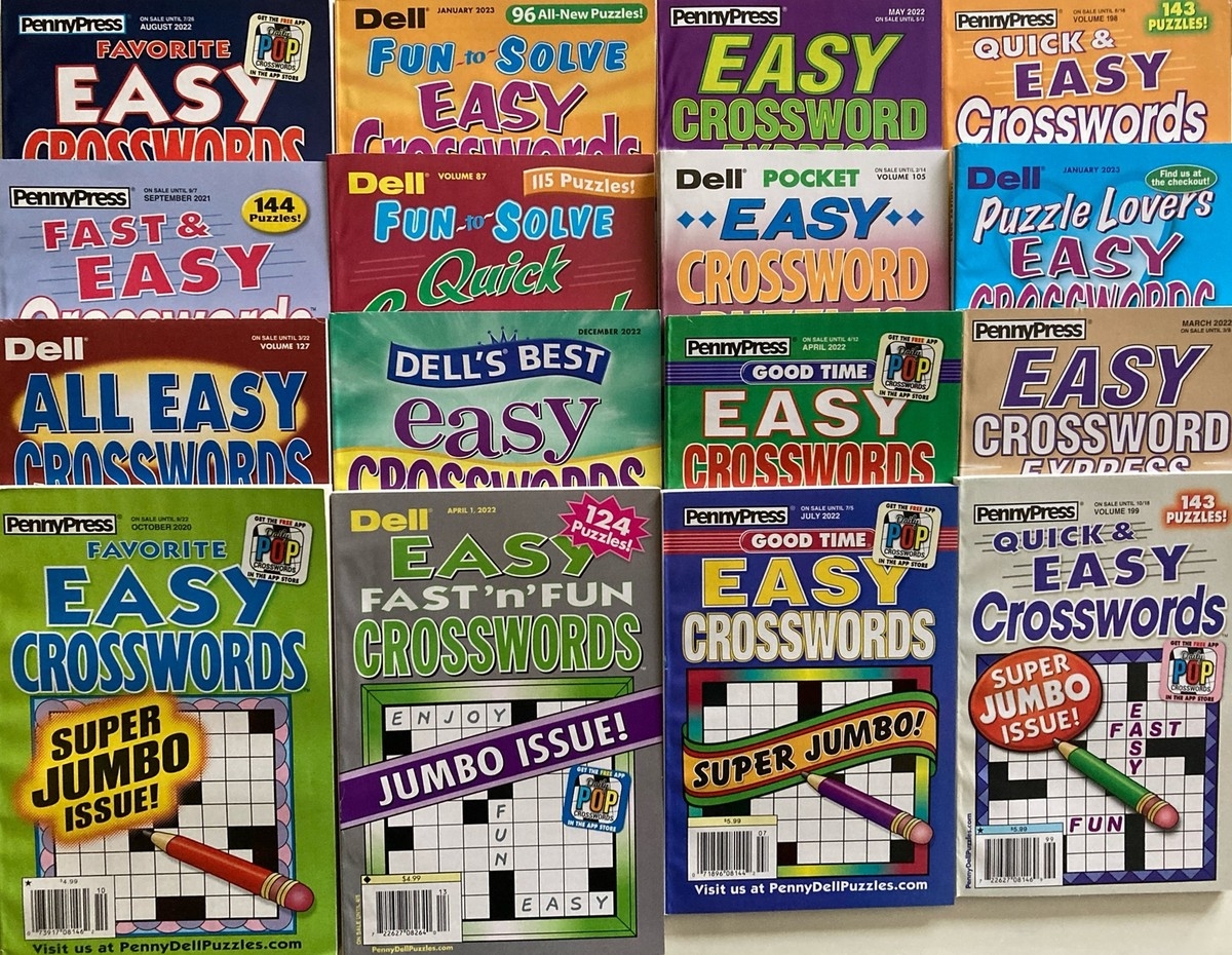 Crossword Puzzle Books Easy Crossword Puzzle Books Easy