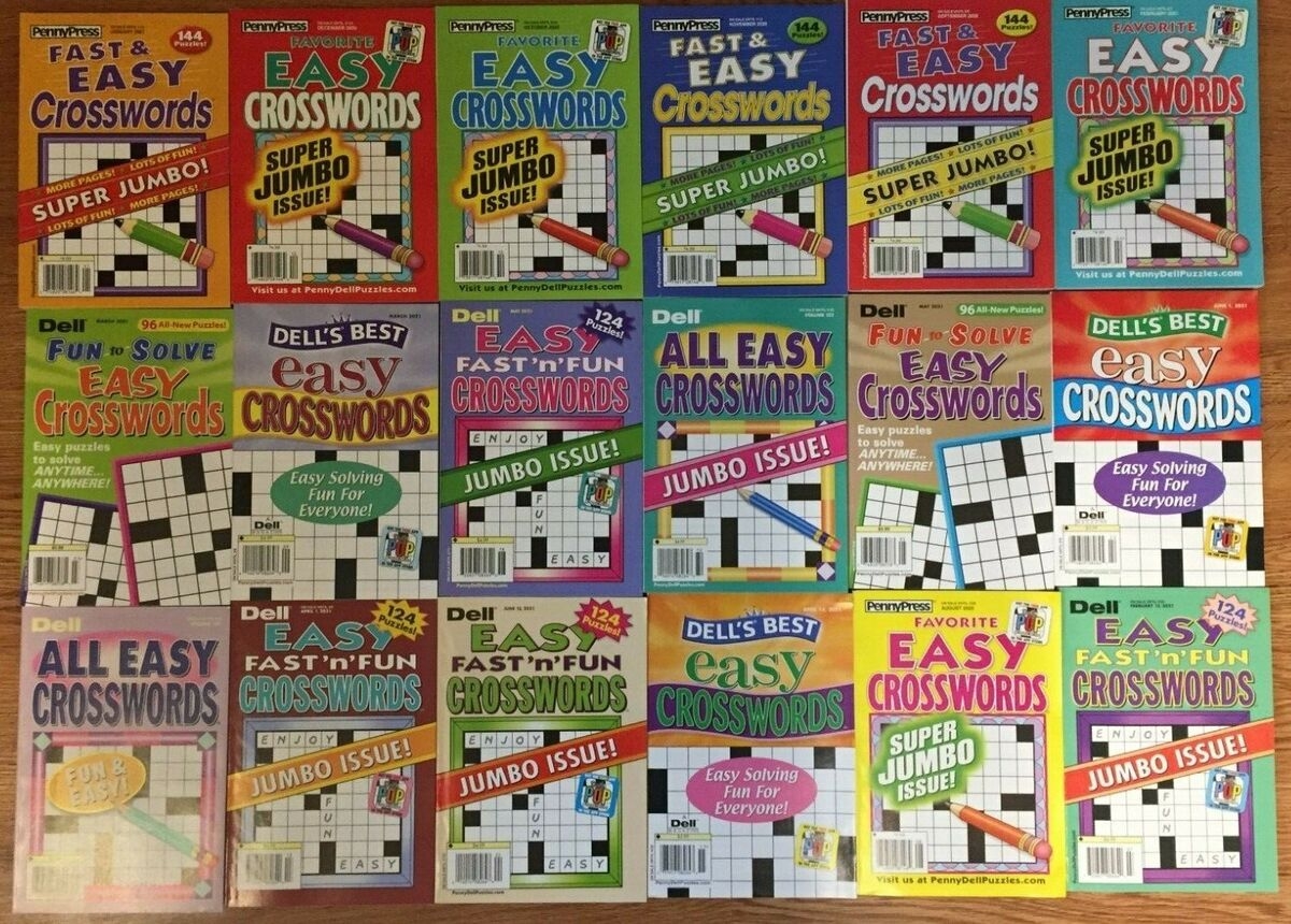 Lot Of 5 Dell Penny Press Easy Crossword Puzzle Books Word Solve Pocket Unsorted EBay Lot Of 5 Dell Penny Press Easy Crossword Puzzle Books Word Solve Pocket Unsorted EBay