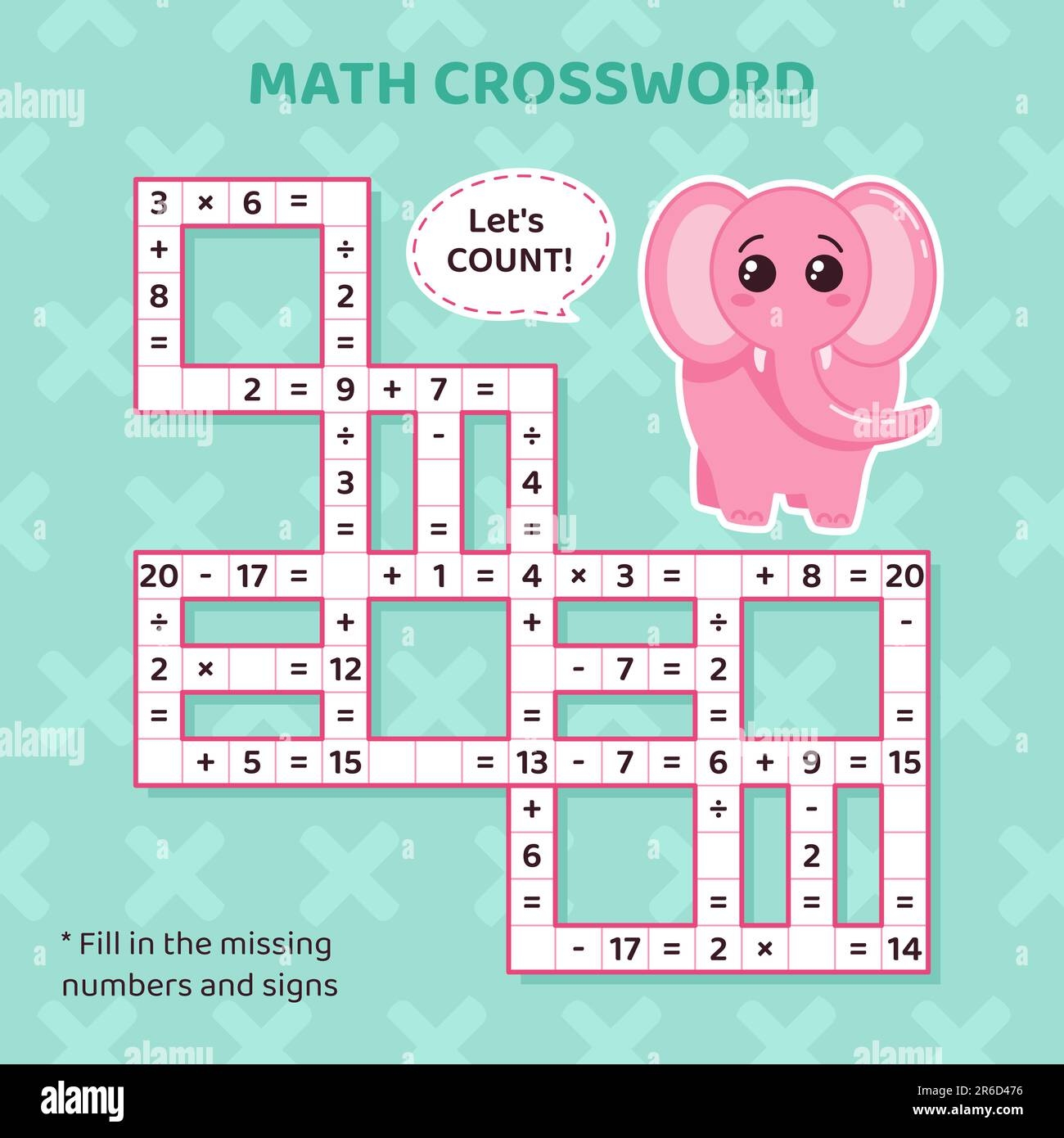 Math Crossword Puzzles For Kids Printable Math Crossword Puzzles For Kids Printable