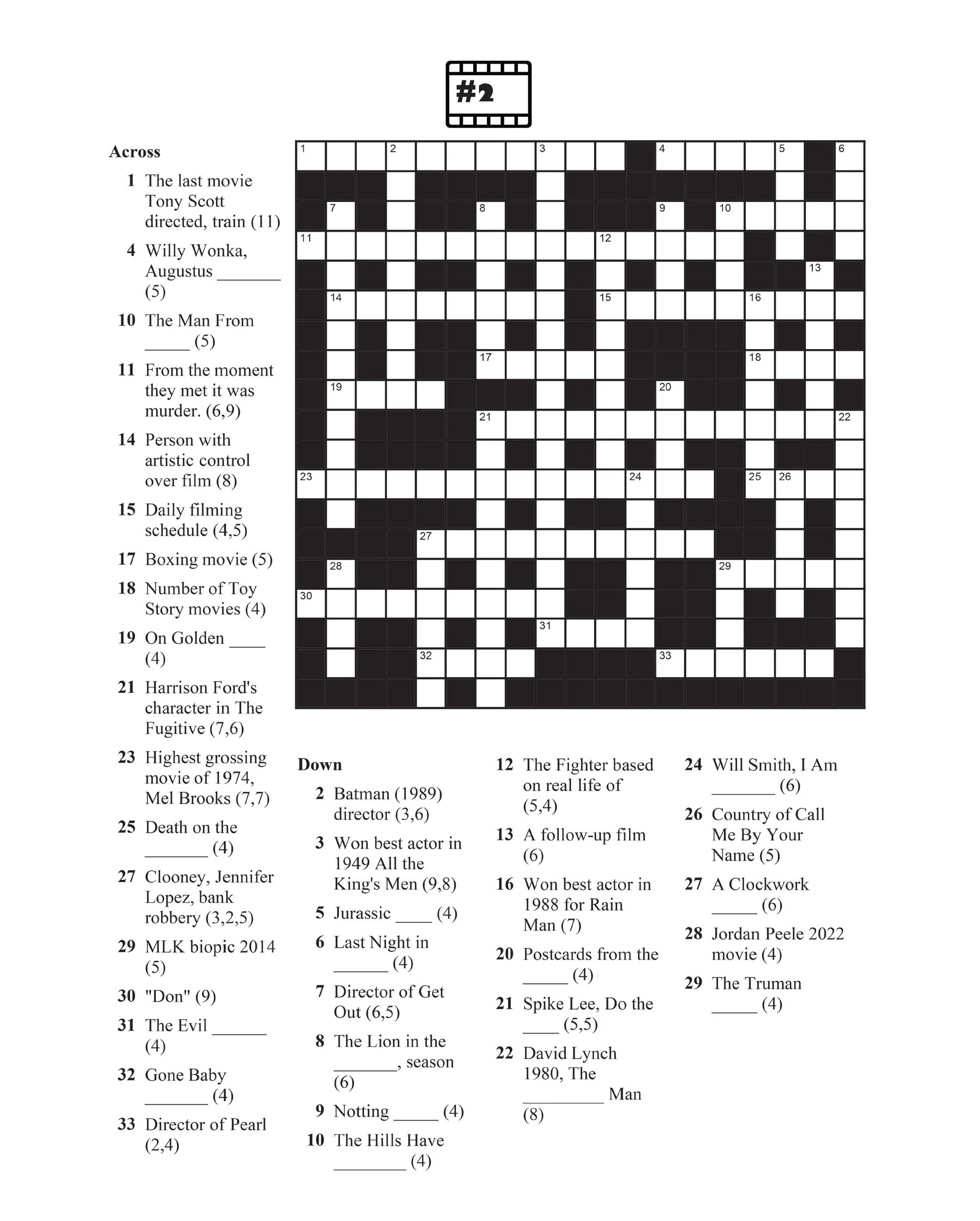 Movie Crossword Puzzles Fun Film Trivia Book Dylanna Press Movie Crossword Puzzles Fun Film Trivia Book Dylanna Press