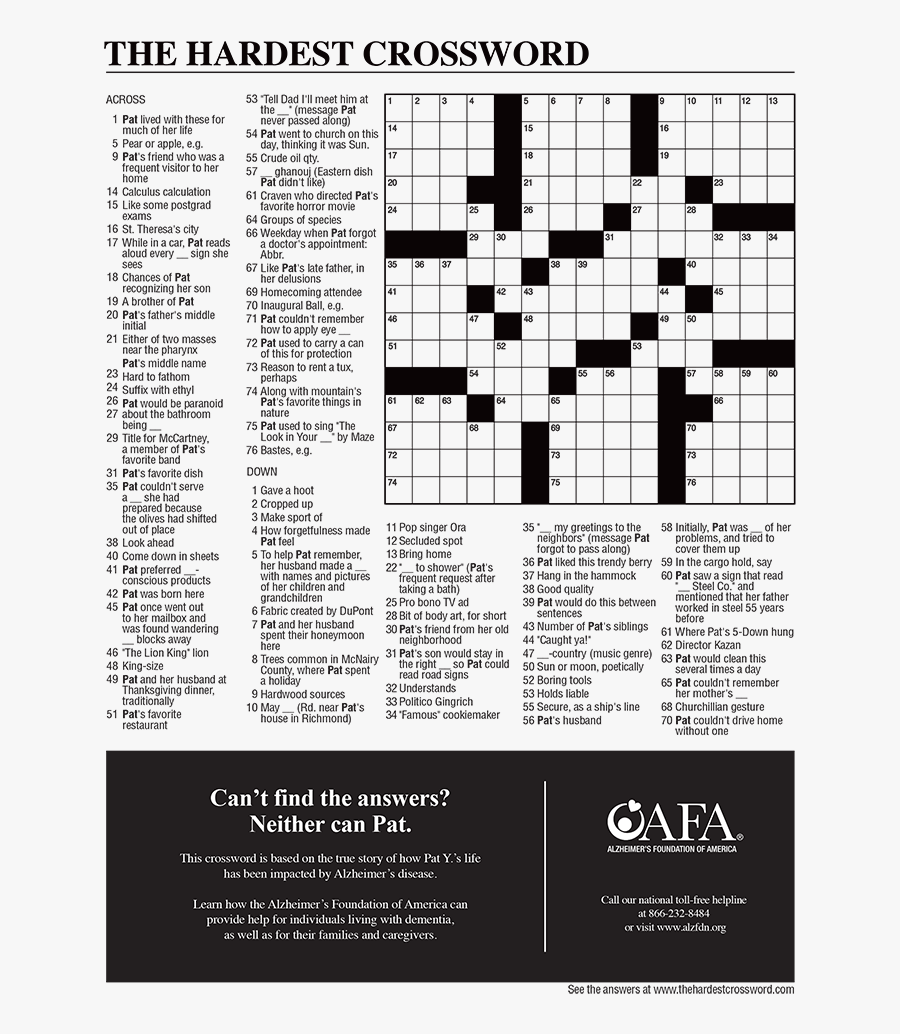 Daily Crossword Puzzle Printable Daily Crossword Puzzle Printable