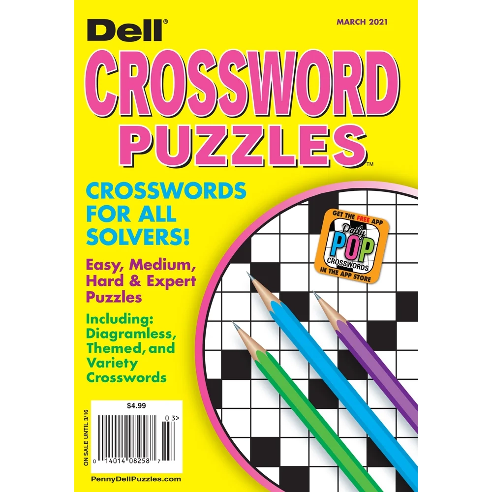 Penny Dell Favorite Crossword 16 Pack For Adults Paperback 
