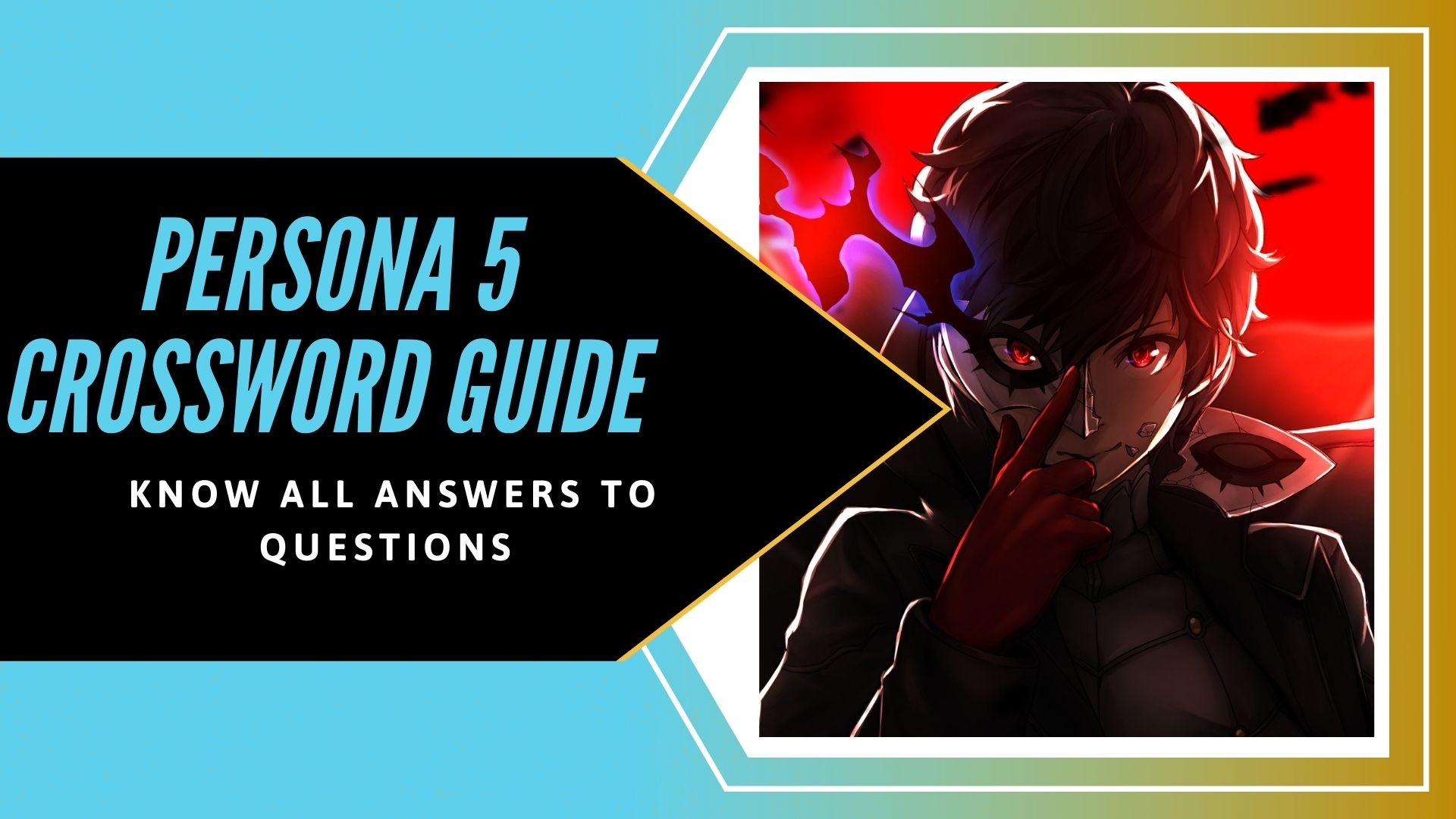 Persona 5 Crossword Puzzle