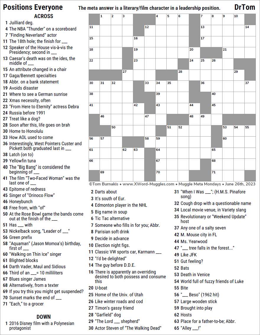Positions Everyone XWord Muggles Forum Positions Everyone XWord Muggles Forum